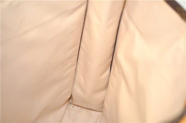 Authentic Louis Vuitton Monogram Sac Plat Hand Bag M51140 LV 8308D