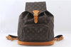 Authentic LOUIS VUITTON Monogram Montsouris GM Backpack M51135 LV 8309C