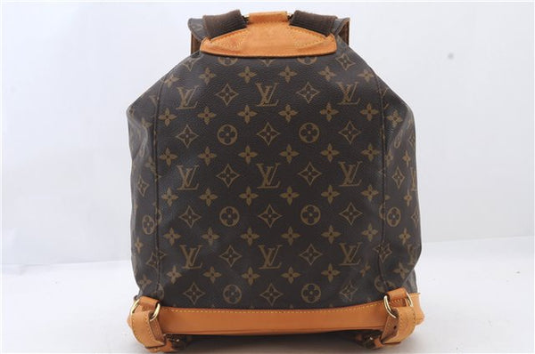 Authentic LOUIS VUITTON Monogram Montsouris GM Backpack M51135 LV 8309C