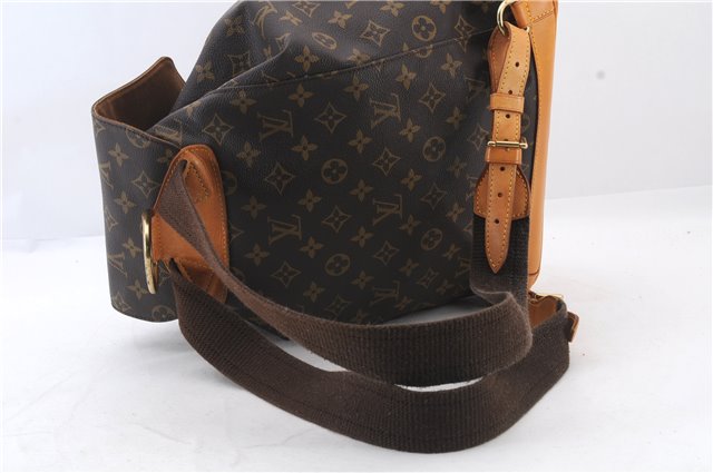 Authentic LOUIS VUITTON Monogram Montsouris GM Backpack M51135 LV 8309C