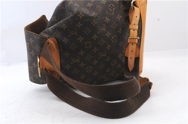 Authentic LOUIS VUITTON Monogram Montsouris GM Backpack M51135 LV 8309C