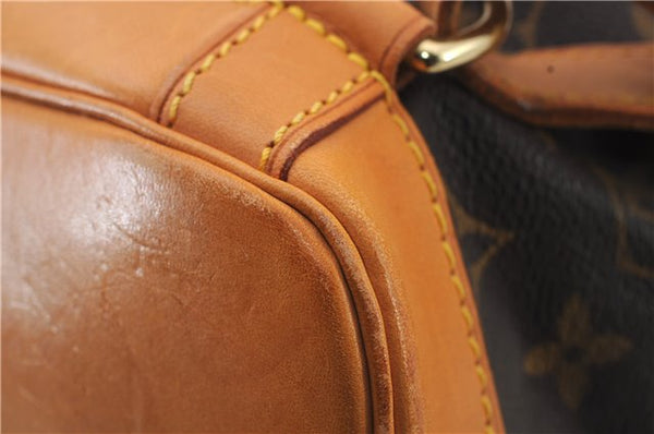 Authentic LOUIS VUITTON Monogram Montsouris GM Backpack M51135 LV 8309C