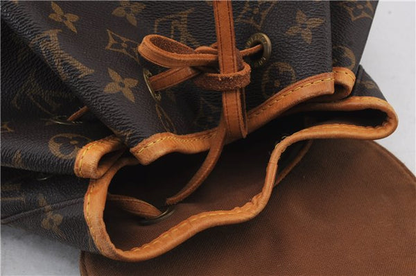 Authentic LOUIS VUITTON Monogram Montsouris GM Backpack M51135 LV 8309C