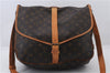 Auth LOUIS VUITTON Monogram Saumur 35 Shoulder Cross Body Bag M42254 LV 8310C