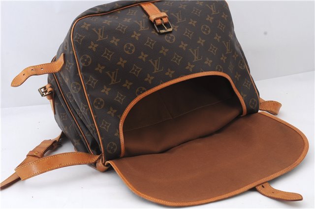 Auth LOUIS VUITTON Monogram Saumur 35 Shoulder Cross Body Bag M42254 LV 8310C
