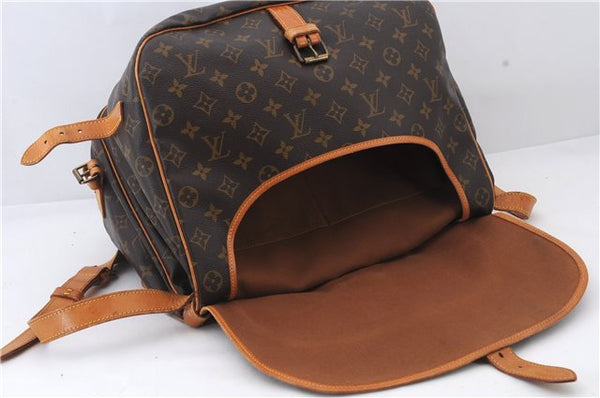 Auth LOUIS VUITTON Monogram Saumur 35 Shoulder Cross Body Bag M42254 LV 8310C
