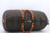 Auth Louis Vuitton Monogram Keepall Bandouliere 55 Boston Bag M41414 LV 8312C