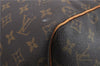 Auth Louis Vuitton Monogram Keepall Bandouliere 55 Boston Bag M41414 LV 8312C