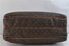 Authentic LOUIS VUITTON Monogram Alize 2 Poches 2 Way Travel Bag M41392 LV 8313C