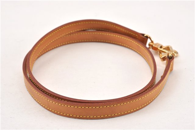 Authentic Louis Vuitton Leather Shoulder Strap Beige 39