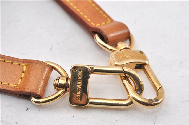 Authentic Louis Vuitton Leather Shoulder Strap Beige 39