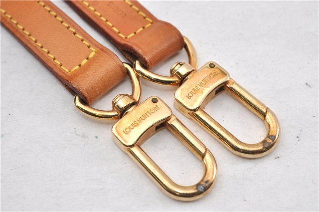 Authentic Louis Vuitton Leather Shoulder Strap Beige 39