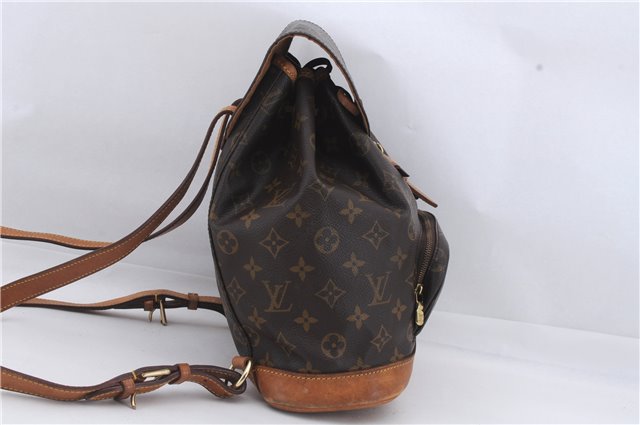 Authentic Louis Vuitton Monogram Montsouris MM Backpack M51136 LV 8317D