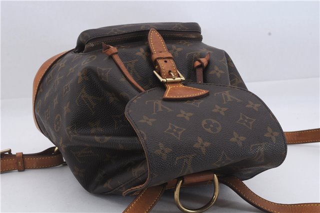 Authentic Louis Vuitton Monogram Montsouris MM Backpack M51136 LV 8317D
