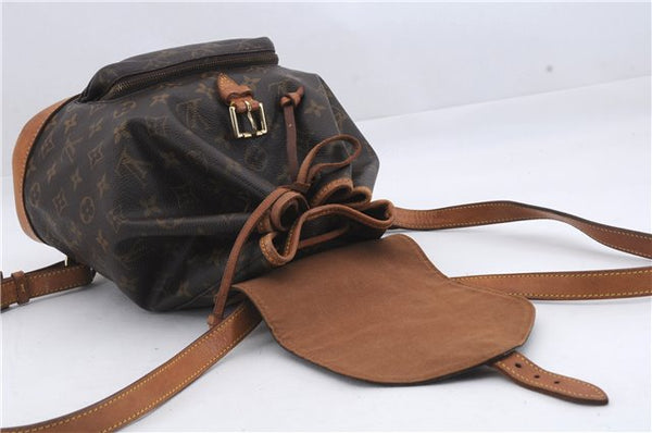 Authentic Louis Vuitton Monogram Montsouris MM Backpack M51136 LV 8317D