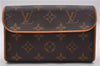 Auth LOUIS VUITTON Monogram Pochette Florentine Pouch Waist Bag M51855 LV 8319C