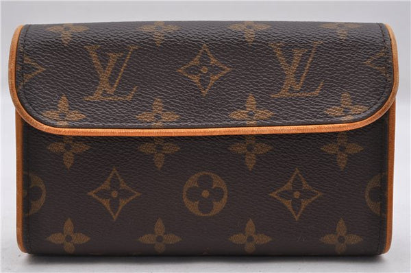 Auth LOUIS VUITTON Monogram Pochette Florentine Pouch Waist Bag M51855 LV 8319C