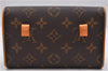 Auth LOUIS VUITTON Monogram Pochette Florentine Pouch Waist Bag M51855 LV 8319C