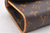 Auth LOUIS VUITTON Monogram Pochette Florentine Pouch Waist Bag M51855 LV 8319C