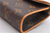 Auth LOUIS VUITTON Monogram Pochette Florentine Pouch Waist Bag M51855 LV 8319C