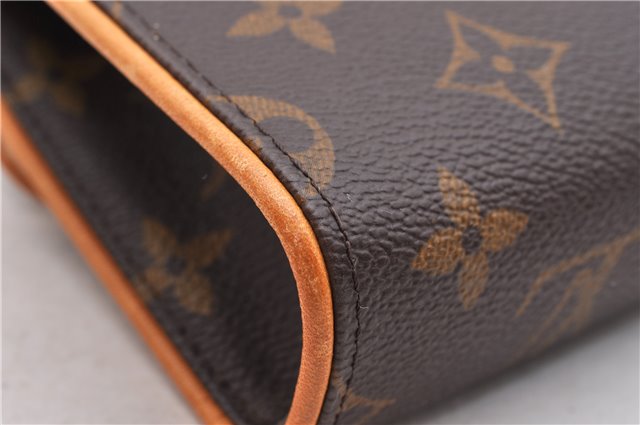 Auth LOUIS VUITTON Monogram Pochette Florentine Pouch Waist Bag M51855 LV 8319C