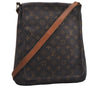 Authentic Louis Vuitton Monogram Musette Shoulder Cross Body Bag M51256 LV 8323D