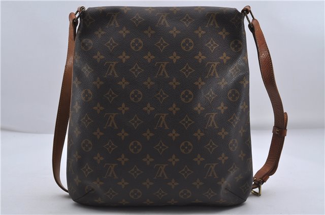 Authentic Louis Vuitton Monogram Musette Shoulder Cross Body Bag M51256 LV 8323D