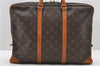 Auth LOUIS VUITTON Monogram Porte Documents Voyage Briefcase M40226 LV 8325C