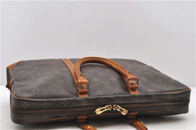 Auth LOUIS VUITTON Monogram Porte Documents Voyage Briefcase M40226 LV 8325C