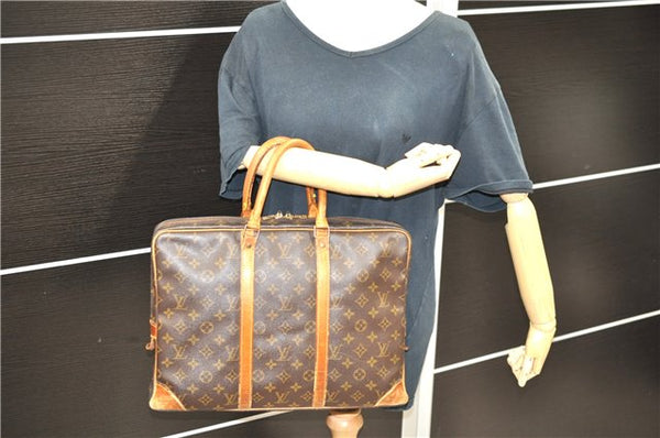 Auth LOUIS VUITTON Monogram Porte Documents Voyage Briefcase M40226 LV 8325C