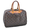 Authentic LOUIS VUITTON Monogram Deauville Hand Bag Purse M47270 LV 8326C