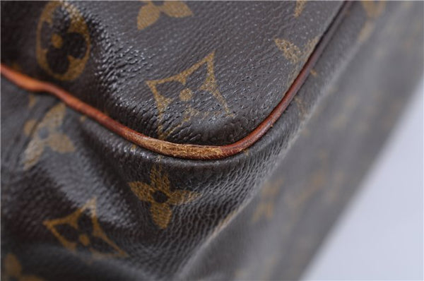 Authentic LOUIS VUITTON Monogram Deauville Hand Bag Purse M47270 LV 8326C