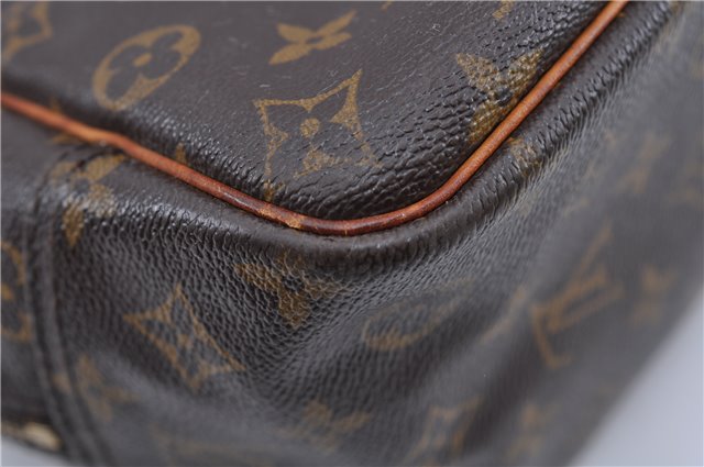 Authentic LOUIS VUITTON Monogram Deauville Hand Bag Purse M47270 LV 8326C
