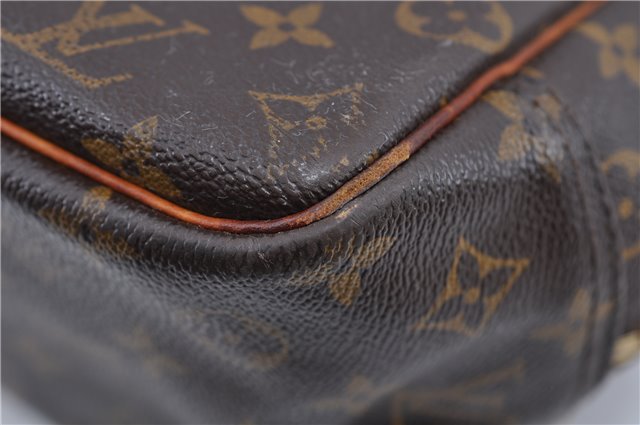 Authentic LOUIS VUITTON Monogram Deauville Hand Bag Purse M47270 LV 8326C