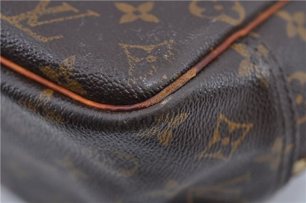Authentic LOUIS VUITTON Monogram Deauville Hand Bag Purse M47270 LV 8326C