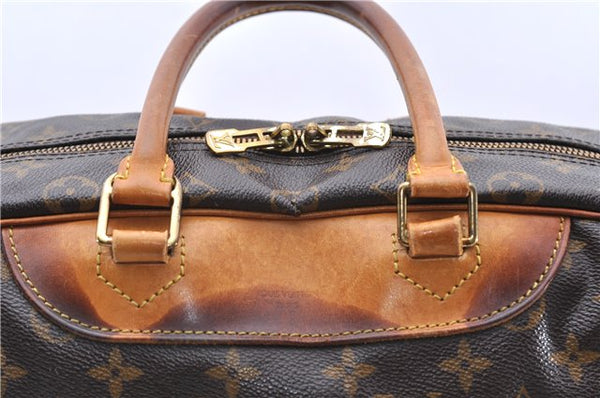 Authentic LOUIS VUITTON Monogram Deauville Hand Bag Purse M47270 LV 8326C