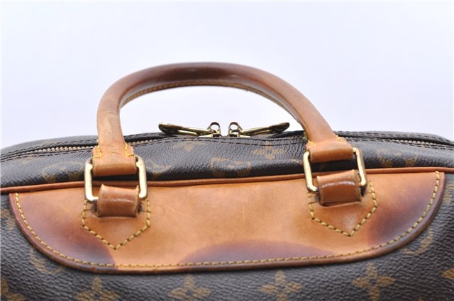 Authentic LOUIS VUITTON Monogram Deauville Hand Bag Purse M47270 LV 8326C