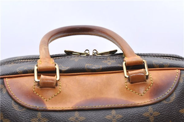 Authentic LOUIS VUITTON Monogram Deauville Hand Bag Purse M47270 LV 8326C