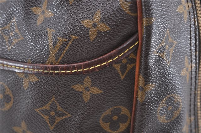 Authentic LOUIS VUITTON Monogram Deauville Hand Bag Purse M47270 LV 8326C