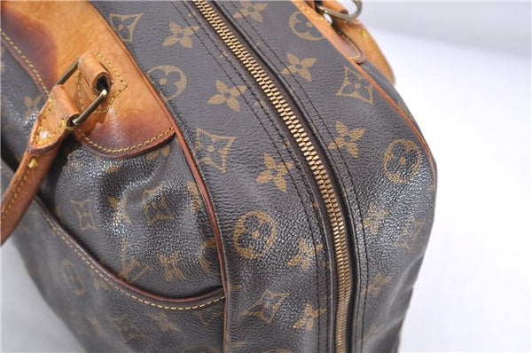 Authentic LOUIS VUITTON Monogram Deauville Hand Bag Purse M47270 LV 8326C