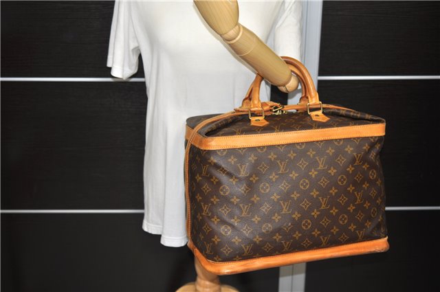 Authentic LOUIS VUITTON Monogram Cruiser Bag 40 Travel Hand Bag M41139 LV 8328C