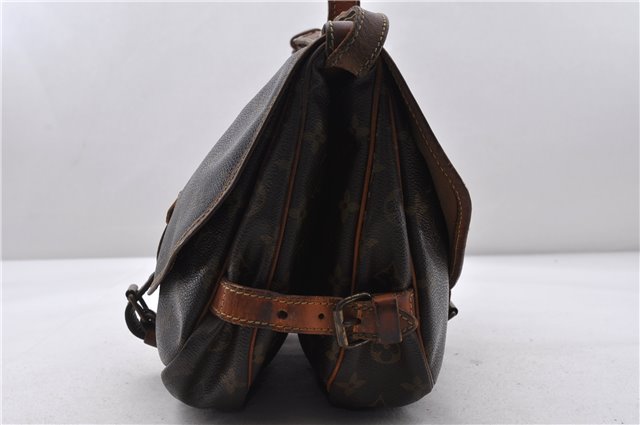 Auth LOUIS VUITTON Monogram Saumur 30 Shoulder Cross Body Bag M42256 LV 8329C