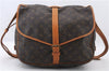 Auth LOUIS VUITTON Monogram Saumur 35 Shoulder Cross Body Bag M42254 LV 8330C