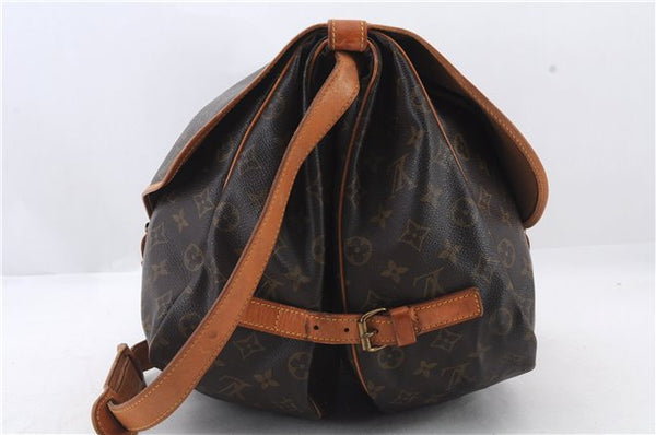 Auth LOUIS VUITTON Monogram Saumur 35 Shoulder Cross Body Bag M42254 LV 8330C