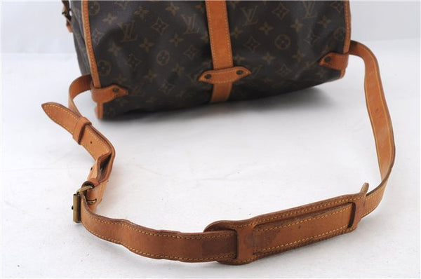 Auth LOUIS VUITTON Monogram Saumur 35 Shoulder Cross Body Bag M42254 LV 8330C