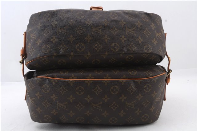 Auth LOUIS VUITTON Monogram Saumur 35 Shoulder Cross Body Bag M42254 LV 8330C