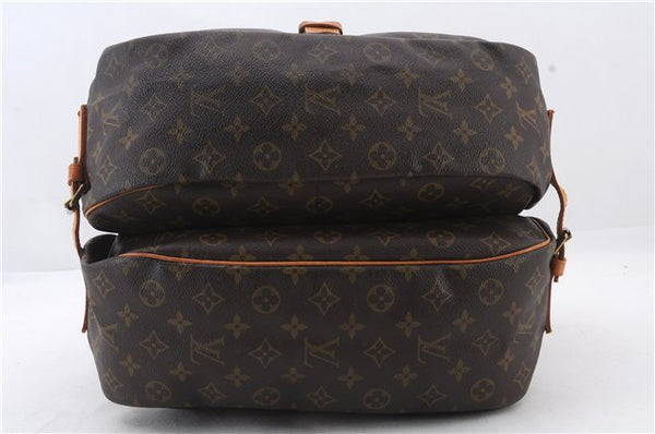 Auth LOUIS VUITTON Monogram Saumur 35 Shoulder Cross Body Bag M42254 LV 8330C