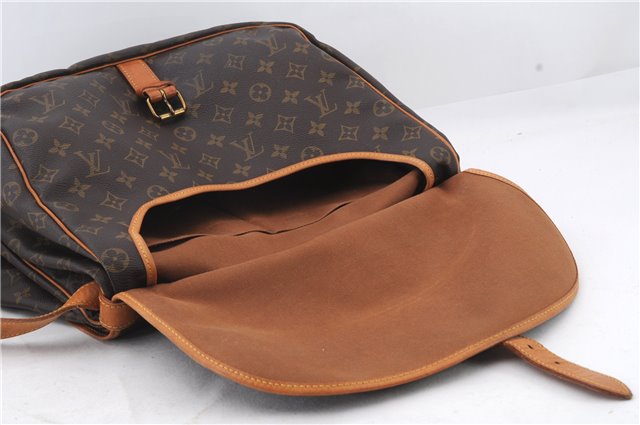Auth LOUIS VUITTON Monogram Saumur 35 Shoulder Cross Body Bag M42254 LV 8330C