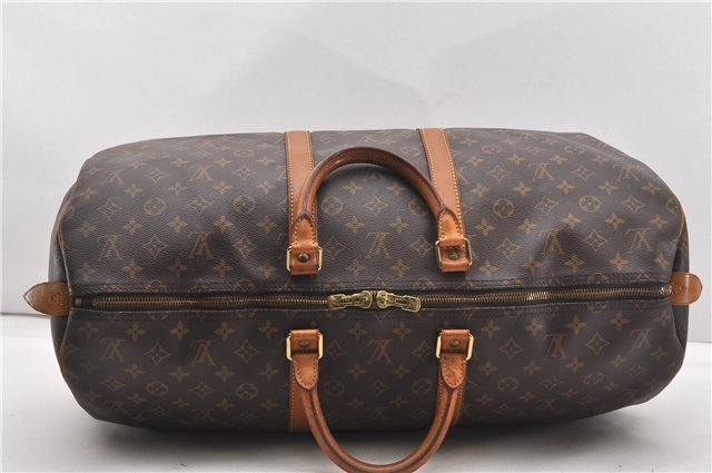 Authentic Louis Vuitton Monogram Keepall 55 Travel Boston Bag M41424 LV 8336F