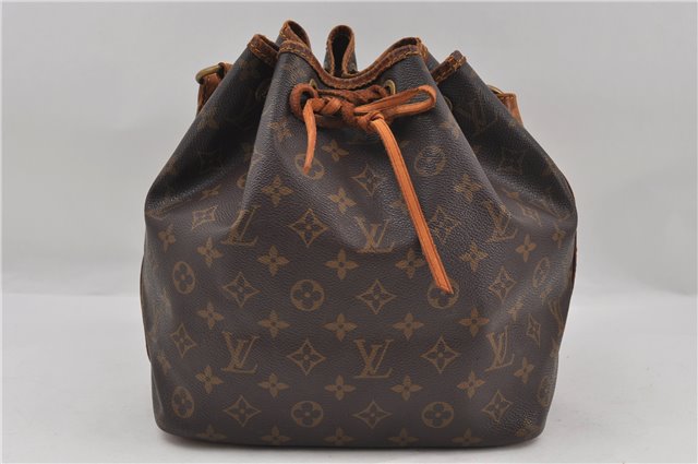 Authentic Louis Vuitton Monogram Petit Noe Shoulder Bag M42226 LV 8337D